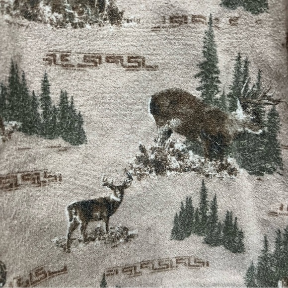 Cabela’s Mens XL Vintage Deerskin Chamois Button Down Flannel Outdoor Shirt R10 - Picture 4 of 4